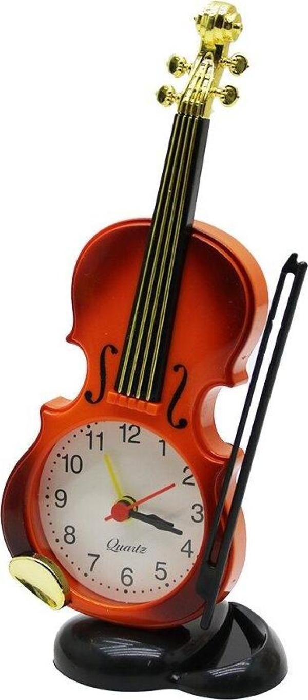 KEMAN MODEL ALARM MASA ÇALAR SAAT  - Image 1