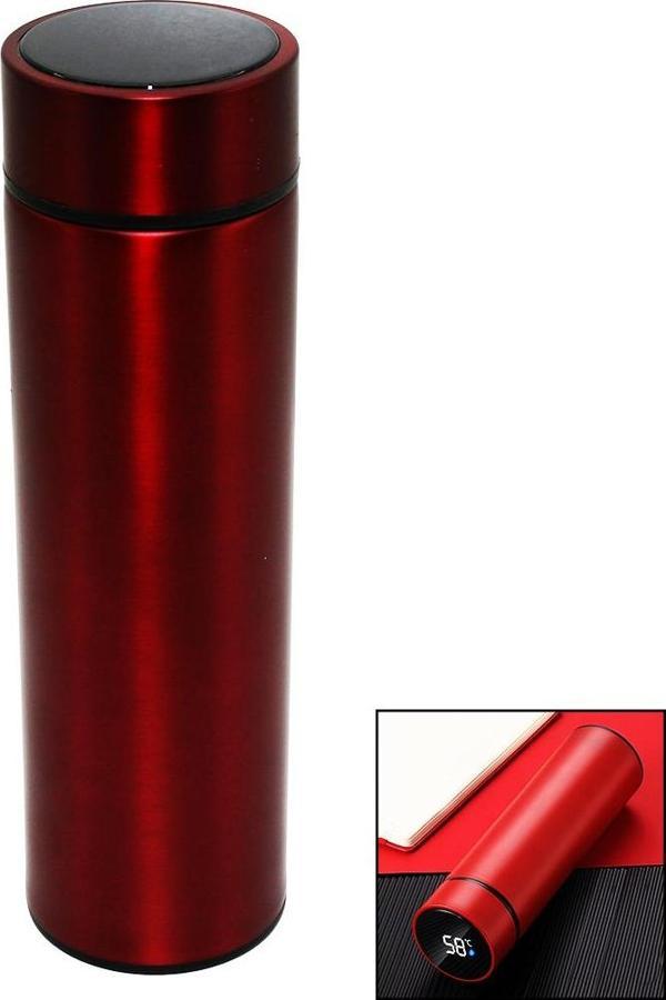 KIRMIZI LED DERECELİ ÇELİK TERMOS 500ML  - Image 1