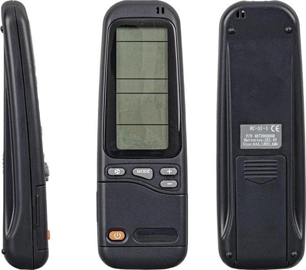 KK RC-3I-1 SİYAH KLİMA KUMANDASI  - Image 1