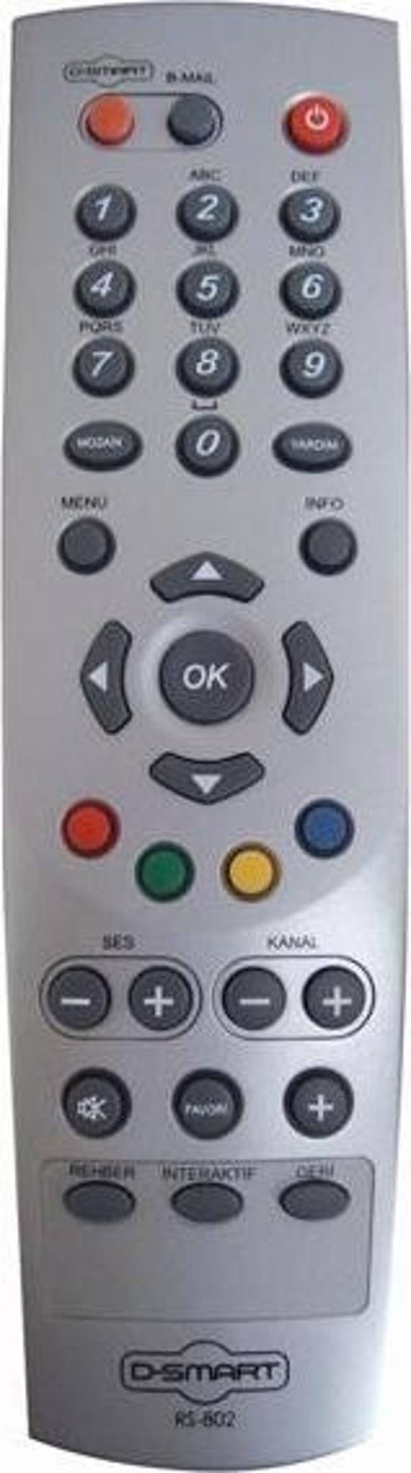 KYD KR D-SMART ESKİ KASA*KUMANDA D-SMART 802 SD UYDU KUMANDASI  - Image 1