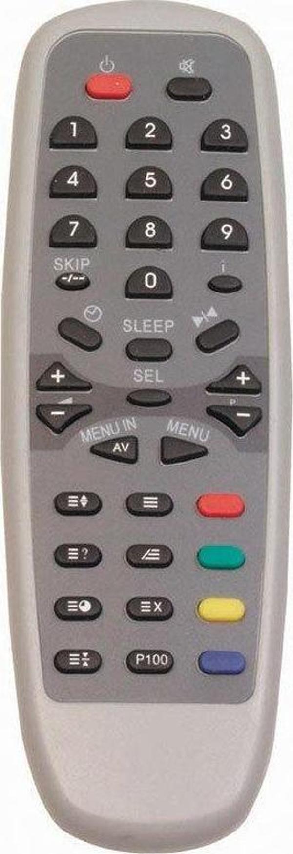 KYD KT SABA KISA RENKLİ TM 36 EF 834 KÜÇÜK TV KUMANDASI  - Image 1