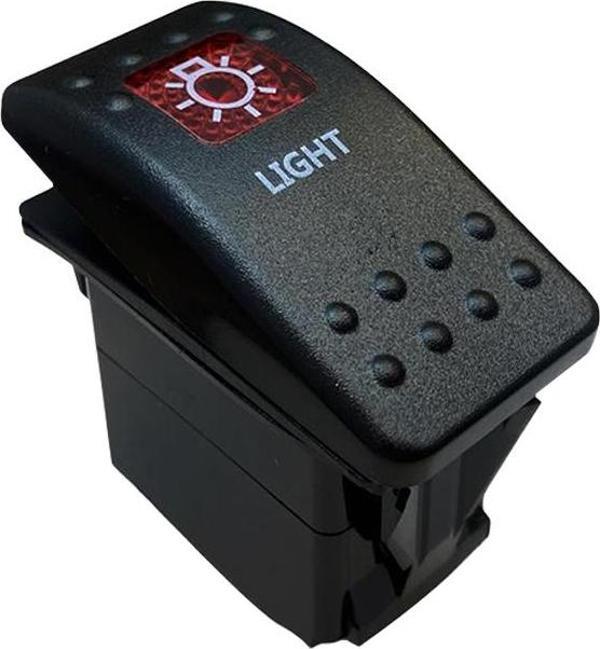 LAMBA GÖSTERGESİ IŞIKLI 3P ON-OFF 12-24V MARIN SWITCH (IC-134M-S4)  - Image 1