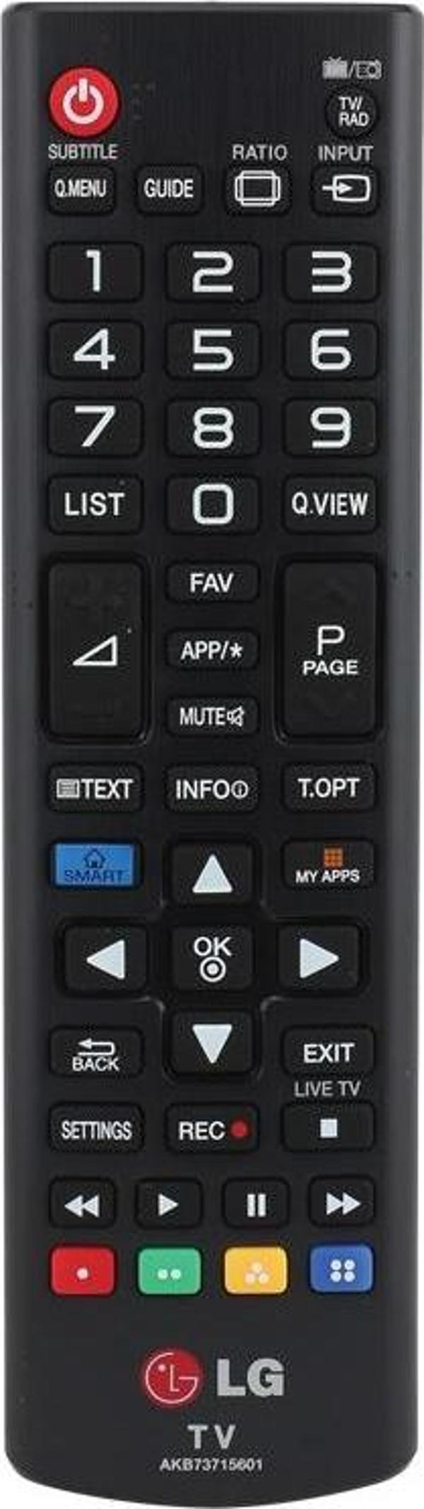 LG SMART VE MYAPPS TUŞLU AKB73715601 LCD-LED TV KUMANDA  - Image 1