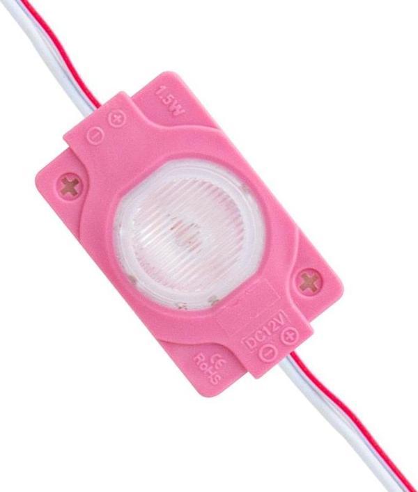 MODÜL LED 12V 1.5W PEMBE 3030 40X30 MM  - Image 1