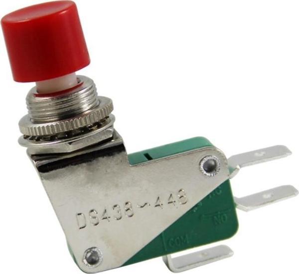 MİCRO SWİTCH DS-438 KIRMIZI BUTONLU Ø12MM (IC-176E)  - Image 1
