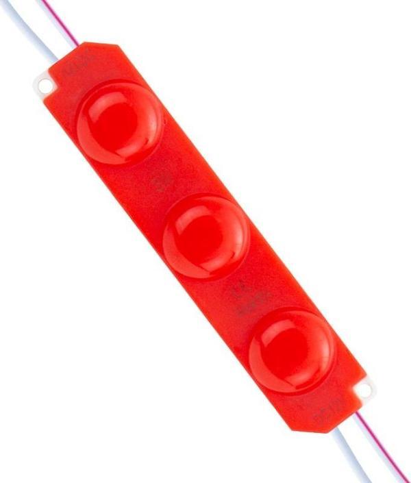 MODÜL LED 12V 3W KIRMIZI 2835 93 X 21MM IP65 220-240LM 180 DERECE  - Image 1