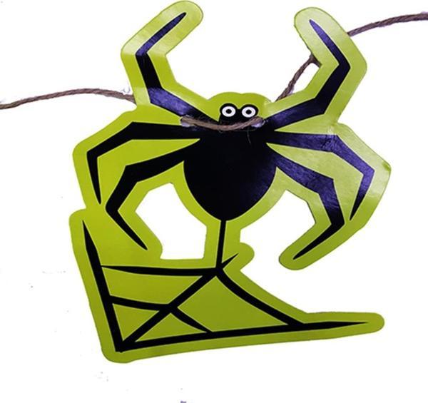 Örümcek Şekilli Asmalı Halloween Flama Banner Afiş 2 Metre  - Image 1