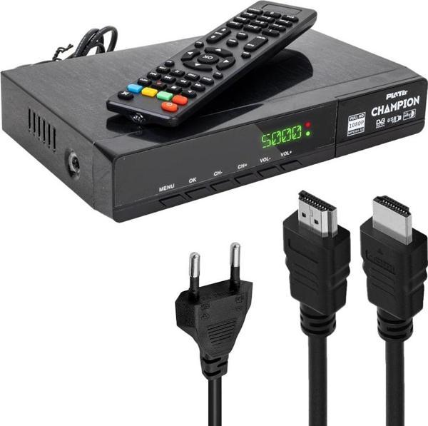 PLATO CHAMPION KASALI FULL HD UYDU ALICISI (SCART+HD)(HDMI KABLO DAHİL)  - Image 1