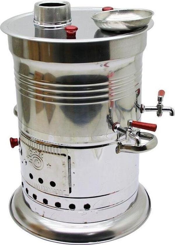 PİKNİK SEMAVERİ 7LT ÇİFT MUSLUK KUTULU  - Image 1