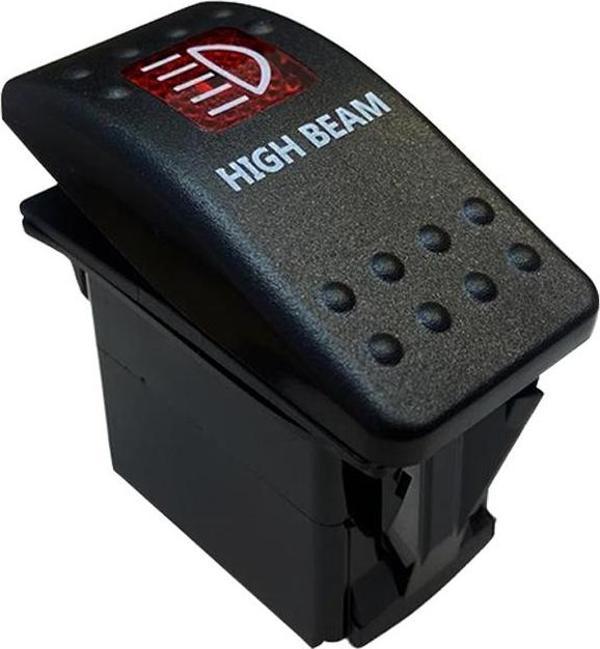 PROJEKTÖR IŞIKLI 3P ON-OFF 12-24V MARIN SWITCH (IC-134M-S16)  - Image 1