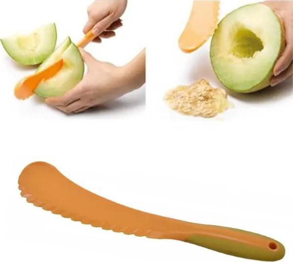 Pratik Kolay Kavun Kesme Çekirdek Ayıklama Bıçağı Plastik Aparat  - Image 1