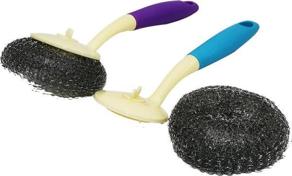 RENKLİ SAPLI BULAŞIK TELİ  - Image 1