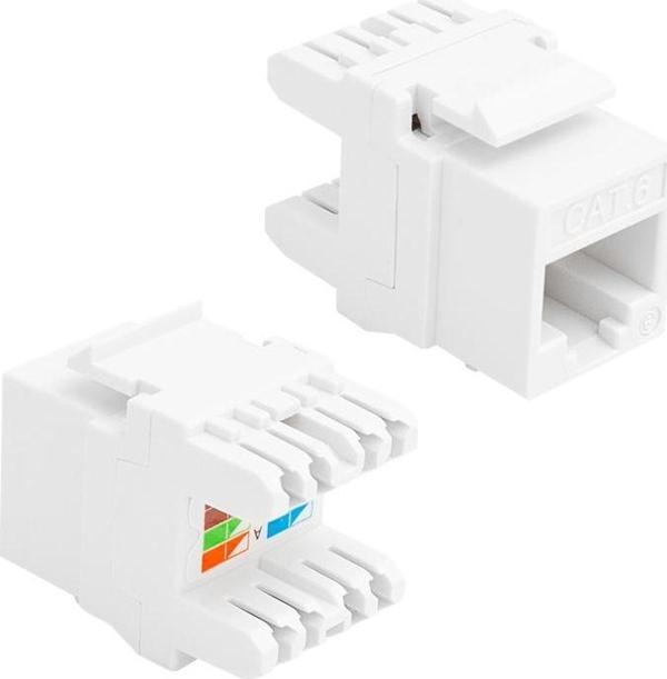 RJ 45 CAT6 ŞASE 180 DERECE (KEYSTONE JACK)  - Image 1