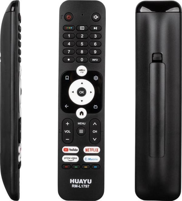 RM-L1797 HAIER YOUTUBE-NETFLIX-PRIME VIDEO TUŞLU LCD-LED TV KUMANDA  - Image 1