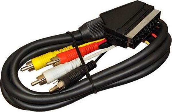 SCART TO 4 RCA 10 METRE KABLO  - Image 1