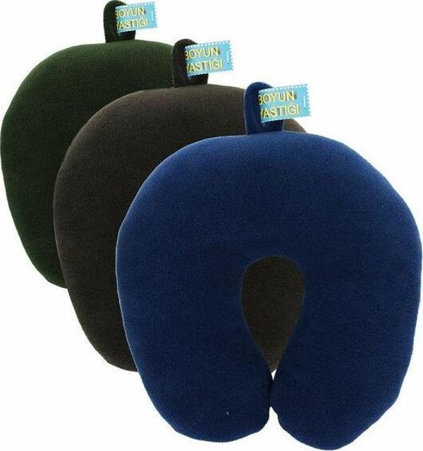 Seyahat Tipi Boyuna Geçmeli Büyük Boy Boyun Yastığı  - Image 1