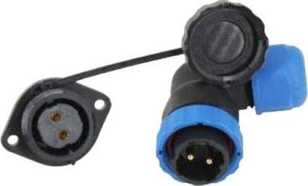 SD20 SU GEÇİRMEZ 2 PİN 20 MM KONNEKTÖR (90° DİRSEK)  - Image 1