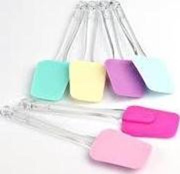 SİLİKON SPATULA PLASTİK SAPLI  - Image 1