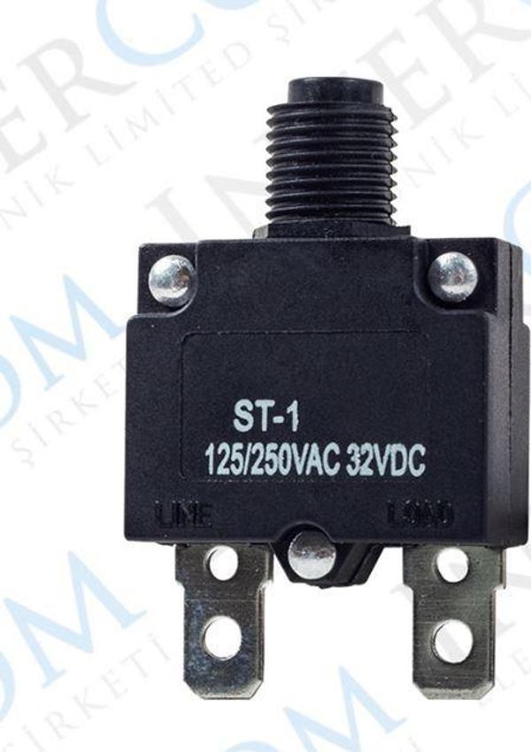 ST SERİSİ TERMİK RESETLİ 125/250VAC 32 VOLT DC 40 AMPER SİGORTA (IC-271S)  - Image 1