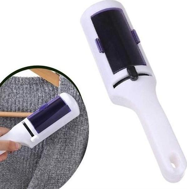 Taşınabilir Elektrostatik Hazneli Rulo Şeklinde Evcil Hayvan Tüyü Saç Toplayıcısı  - Image 1