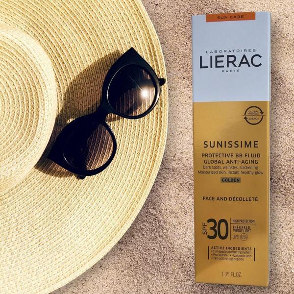 Lierac Sunissime Protective BB Fluid Global Anti-Aging 40 ml Golden / Dore - Image 1