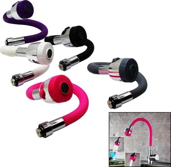 TOPAÇ SİLİKON RENKLİ KUBAR YAYLI BORU MUTFAK BATARYA UCU POŞETLİ  - Image 1