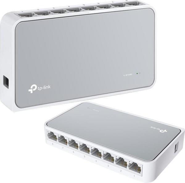 TP-LINK TL-SF1008D 8 PORT 10/100 SWITCH  - Image 1