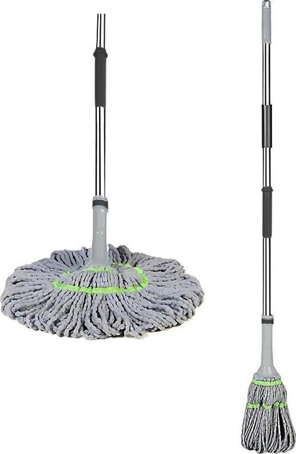 TELESKOPİK KENDİNDEN SIKMALI ÖRGÜLÜ TWİSTER MOP  - Image 1