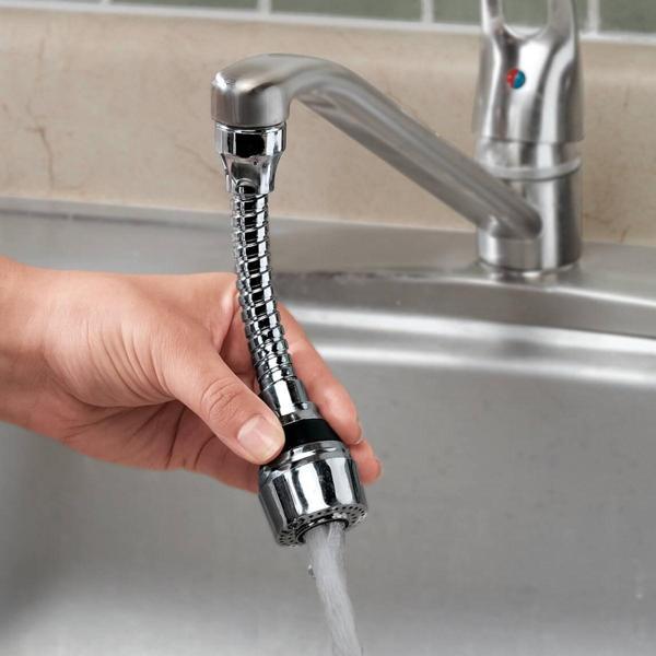 Turbo Flex 2 Aşamalı Plastik Esnek Musluk Başlığı Pratik Tak Kullan  - Image 1