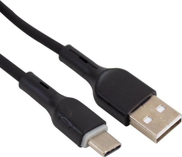 TYPE-C ŞARJ VE DATA KABLOSU 1 METRE 2 AMPER SİYAH KABLO  - Image 1