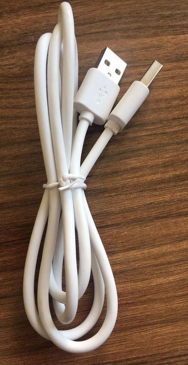 USB ERKEK ERKEK A/A 1 METRE BEYAZ KABLO  - Image 1