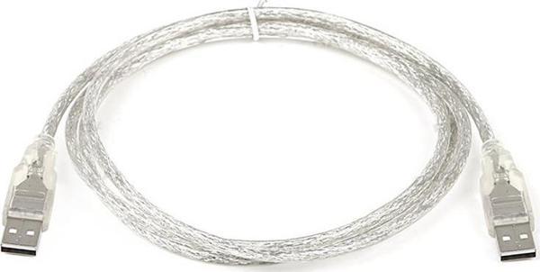 USB ERKEK-ERKEK KABLO 1.5 METRE ŞEFFAF  - Image 1