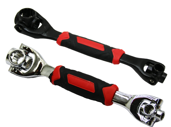 UNİVERSAL  8IN1 FONKSİYONLU LOKMA ANAHTAR SİYAH - KROM  - Image 1