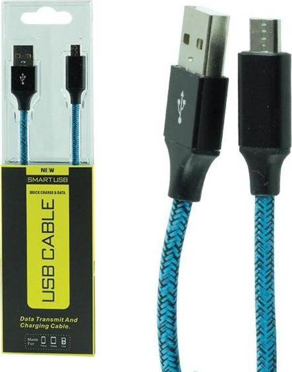 USB TO MICRO ŞARJ VE DATA KABLOSU MİKA KUTULU  - Image 1