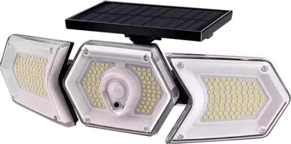 W774A SENSÖRLÜ SOLAR GÜNEŞ ENERJİLI 254 SMD LEDLİ 3 MODLU BEYAZ INDUKSIYON LAMBASI  - Image 1