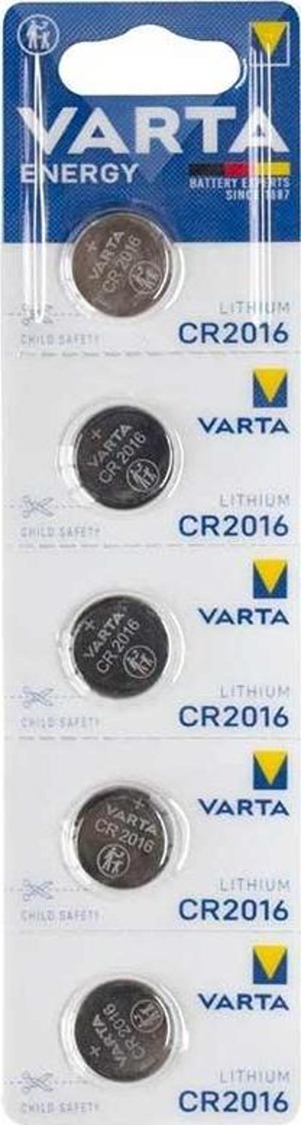 Varta CR2016 LİTYUM PİL 5Lİ PAKET FİYAT - Image 1