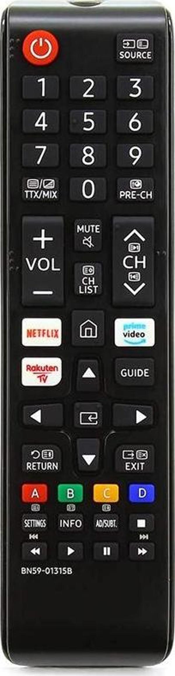 WEKO KL SAMSUNG BN59-01315B NETFLİX-PRİME VİDEO-RAKUTEN TUŞLU KISA LCD-LED TV KUMANDA  - Image 1