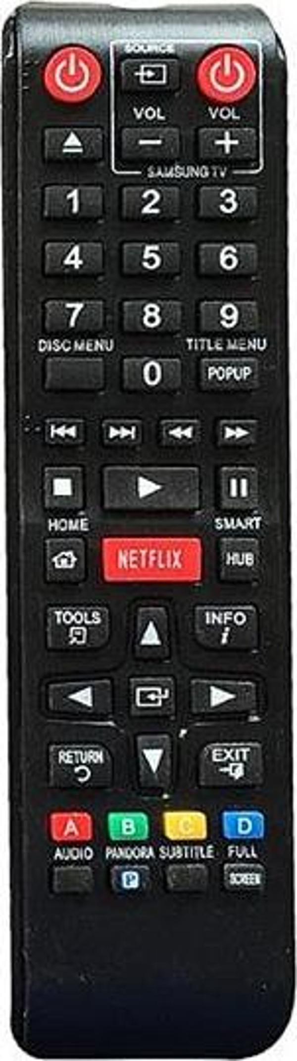 WEKO KL SAMSUNG NETFLIX TUŞLU KISA MODEL LCD-LED TV KUMANDA  - Image 1