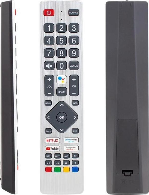 WEKO KL SHARP SH-V1 NETFLIX-YOUTUBE-GOOGLE PLAY TUŞ-PRIME VIDEO SES KOMUTLU LCD-LED TV KUMANDA (44DE - Image 1
