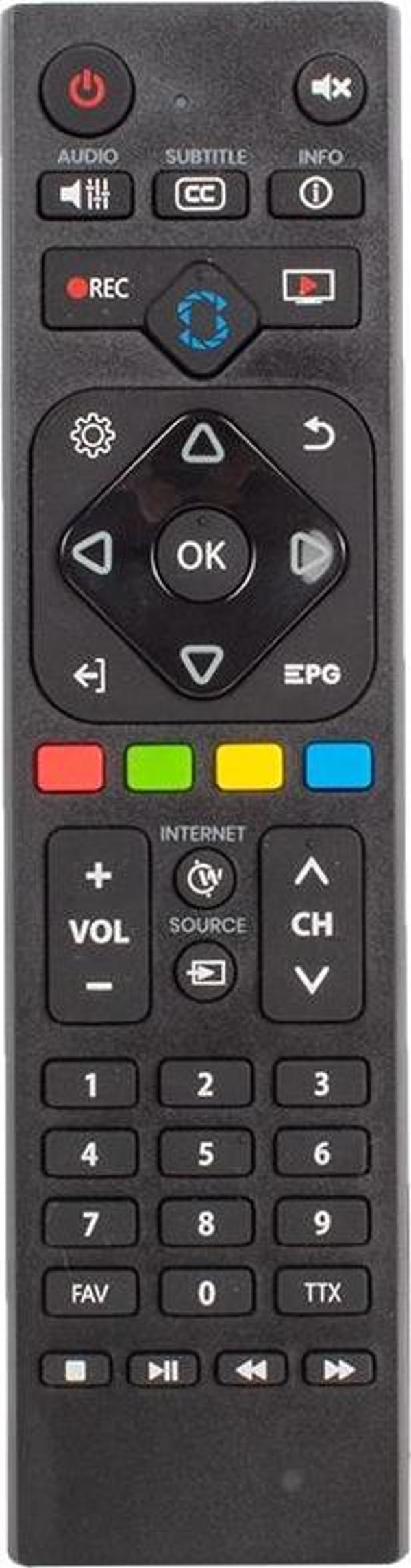 WEKO KL SUNNY CRS-310AT RM-L265E RC0265-082020124 HI-LEVEL SMART TV S TUŞLU LCD-LED TV KUMANDA (44DE - Image 1