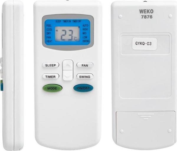 WEKO KK TCL - SUNNY GYKQ-03 KLİMA KUMANDASI  - Image 1