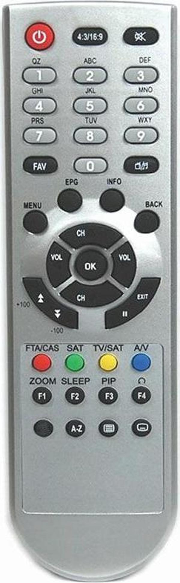 WEKO KR ARÇELİK-BEKO AS-620 FTA UYDU KUMANDA (1694-3822)  - Image 1