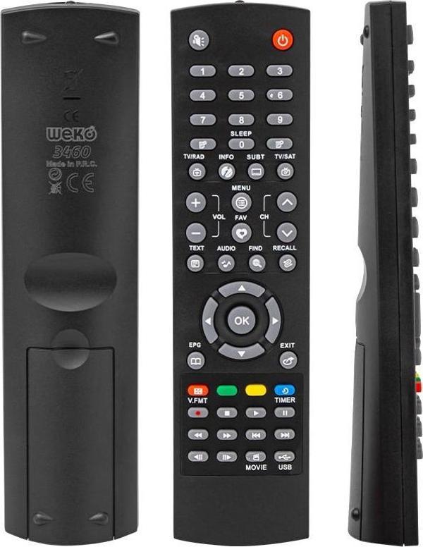 WEKO KR GOLDMASTER 4600HD * DIGIMASTER HD-5000 UYDU KUMANDASI  - Image 1