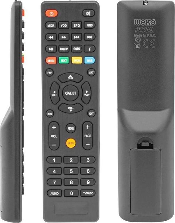 WEKO KR NEXT IP TV * SUPERMAX VİPBOX 7S HD UYDU KUMANDASI  - Image 1