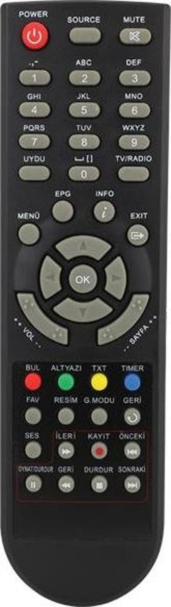 WEKO KR HIREMCO ZAPPER HD-MINI HD UYDU KUMANDA  - Image 1