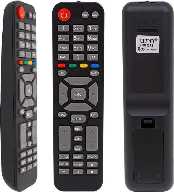 WEKO KR TECNOBOX TWIN HD *FOXSTAR TWİN * ROSE PREMİUM MİNİ SCART+HD HD UYDU KUMANDASI  - Image 1