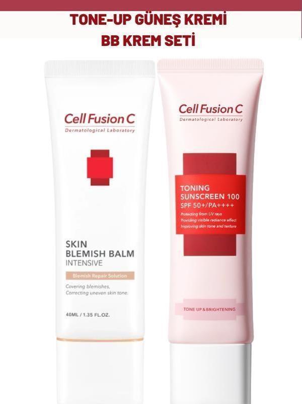 Cell Fusion C TON-UP Güneş Kremi ve BB Krem Seti - Image 1