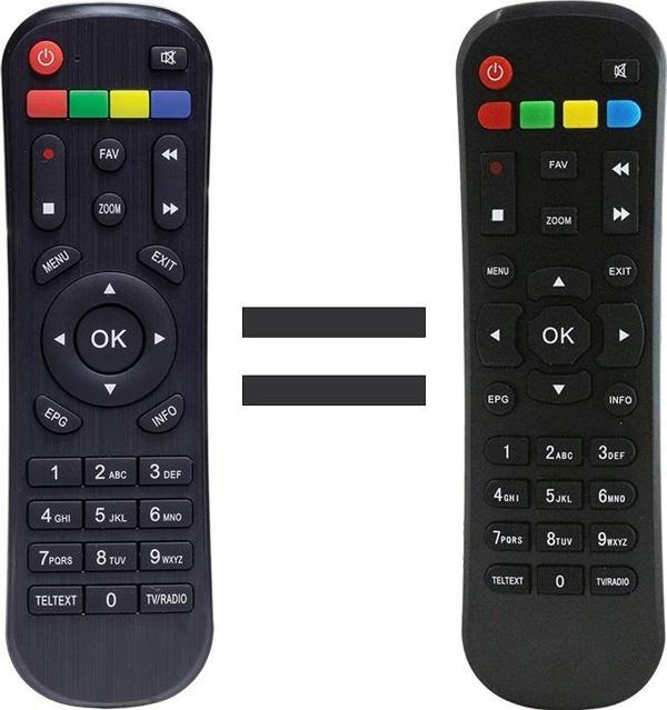 WEKO KR KAWAI KW-6850-6950-8400/POLSAT PLZ-14923/KENNON MİNİ HD UYDU KUMANDA (16611=3444)  - Image 1