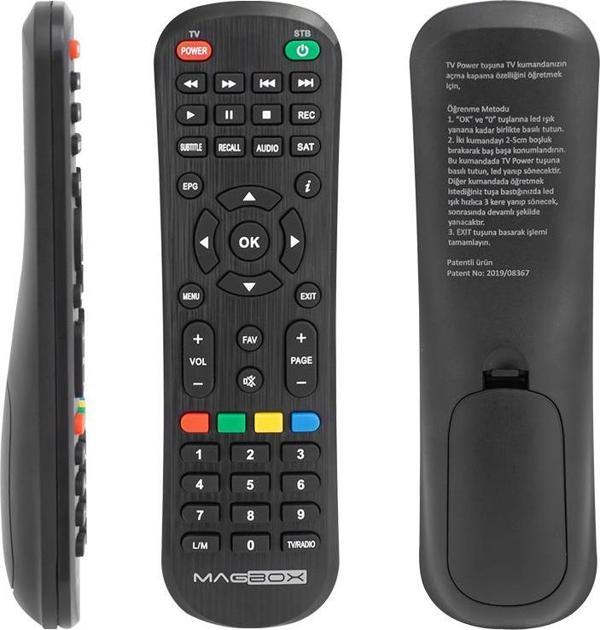 WEKO KR MAGBOX LMLİ DRAGON LUNA 2020 SERİSİ TV ÖZELLİKLİ AKILLI UYDU KUMANDASI (TÜM LMLİ KUMANDALARA - Image 1