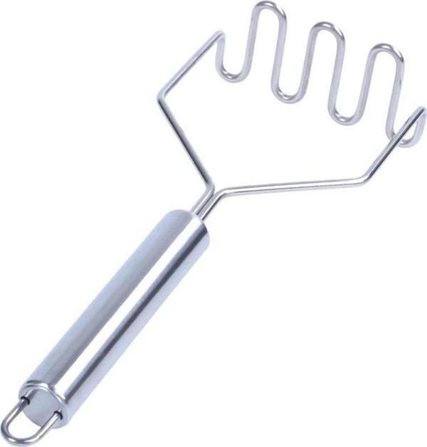 YAY ŞEKİL METAL SAPLI METAL PATATES EZİCİ  - Image 1